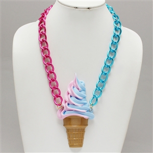 22&quot; nicki minaj ice cream thick chain paparazzi jewelry fashion necklace
