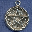 Celtic Pentacle Pendant, Sterling Silver