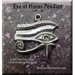 Eye of Horus Pendant, Sterling Silver