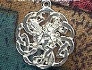 Celtic Fairy Love Knot Charm, Sterling Silver