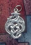 Sterling Silver Celtic Dragon Charm