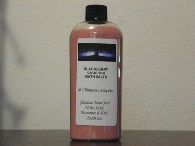 Blackberry Sage Tea Bath Salts