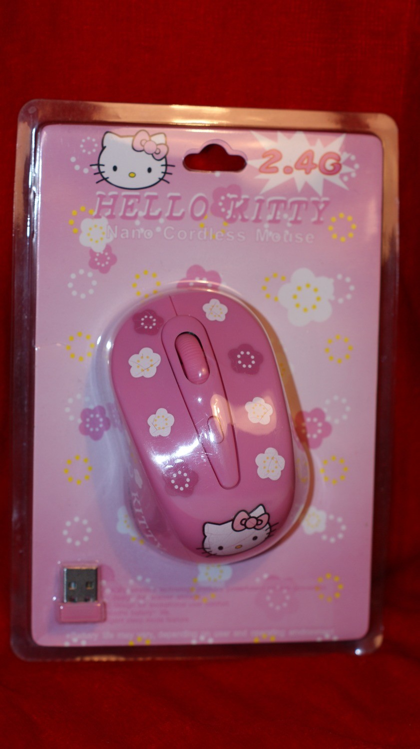 Hello Kitty Wireless Mouse (Pink)