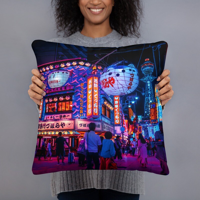 Lantern Circus Pillow