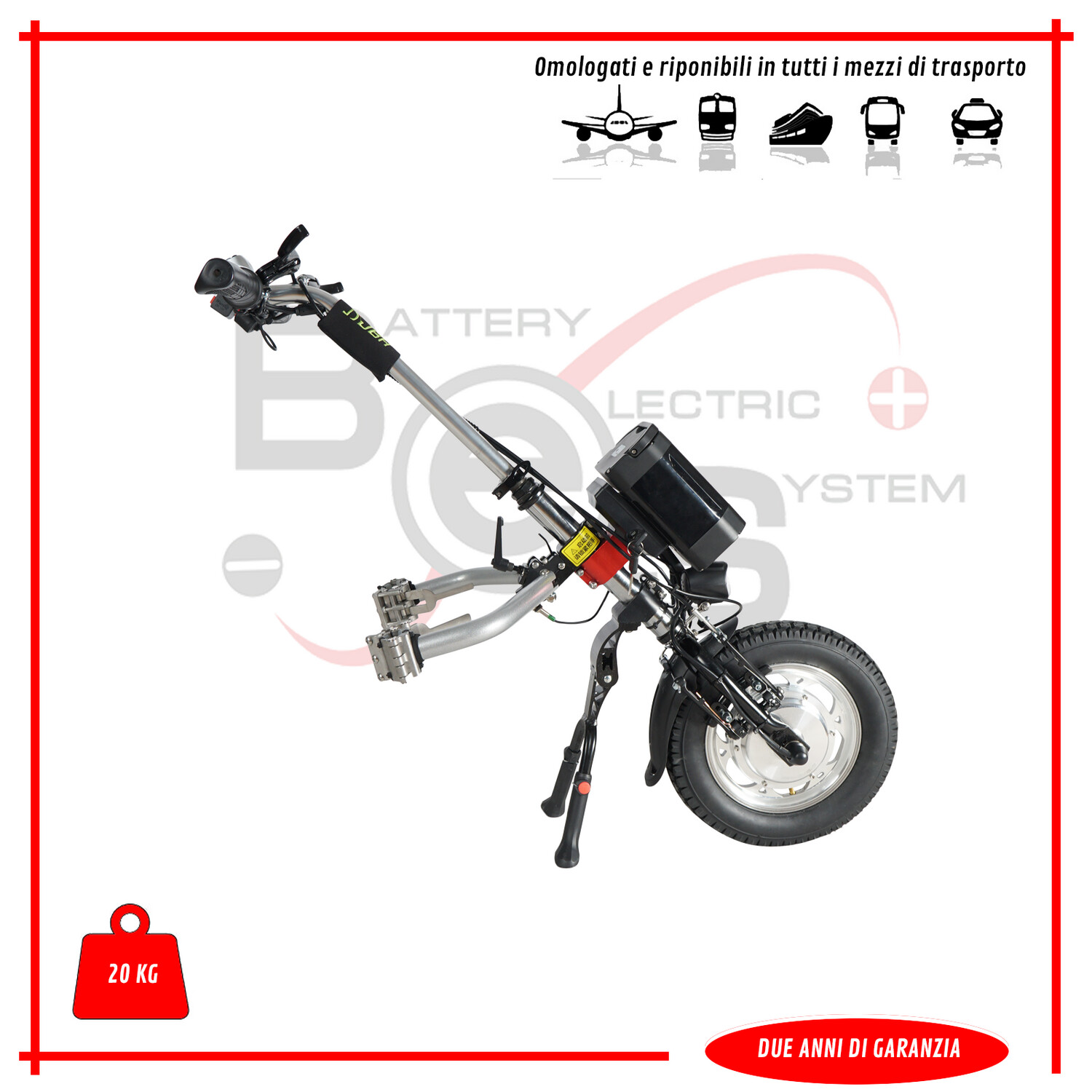 TRIRIDE Propulsore elettrico per carrozzina disabili