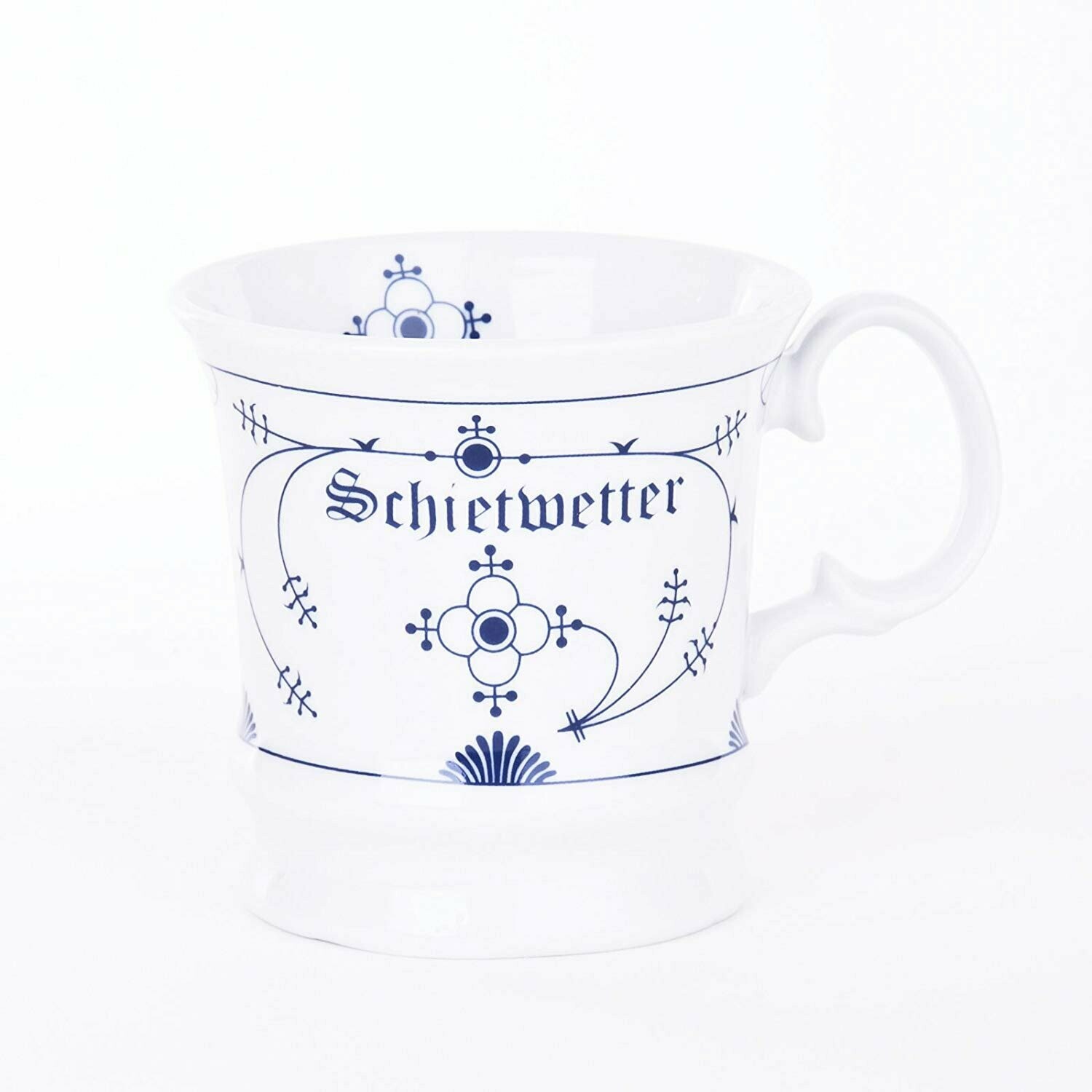 Ocean Line Indisch Blau Herrenbecher Motiv Schietwetter Inhalt 300ml Farbe Weiß blau