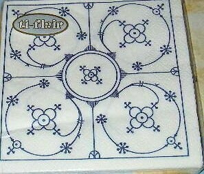 JET PAPIER GMBH Servietten 33x33cm 20 St. Indisch blau