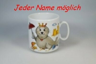 Kinderbecher Motiv Seehund Prinzessin Kinderbecher Motiv Seehund Prinzessin