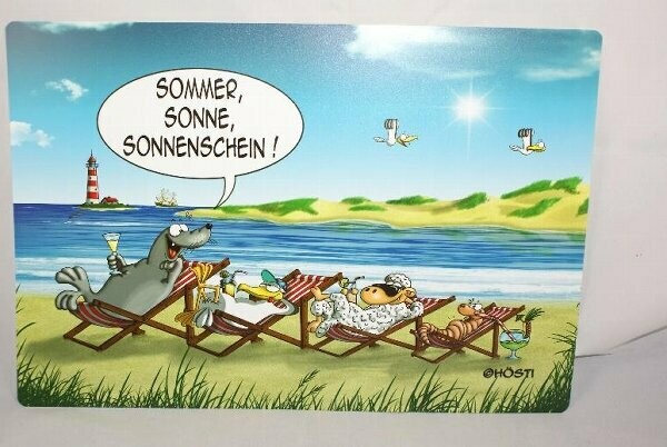Hösti Platzset Sommer ca. 44x30cm Kunststoff