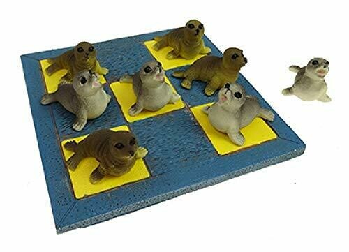 Tic Tac Toe Spiel mit Seehunden, ca. 11 cm