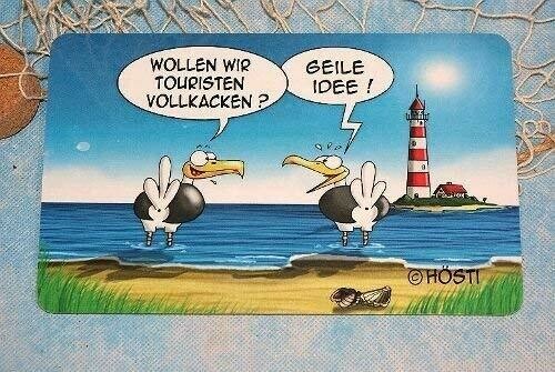 Hösti Frühstücksbrett " Wollen wir Touristen vollkacken "