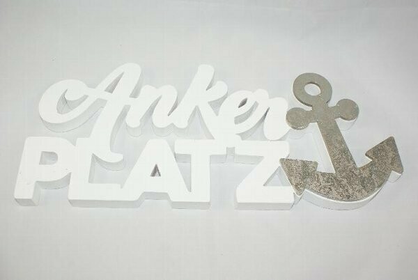Schild Ankerplatz, aus MDF, ca. 37 cm