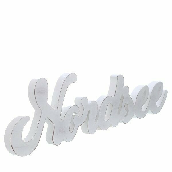 Schriftzug Nordsee weiß Sperrholz
ca.40x2x12cm Schriftzug Nordsee weiß Sperrholz
ca.40x2x12cm