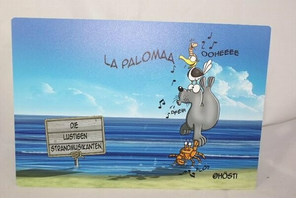 Hösti Frühstücksbrett Strandmusikanten (Resopal)
ca.23x14cm Hösti Frühstücksbrett Strandmusikanten (Resopal)
ca.23x14cm