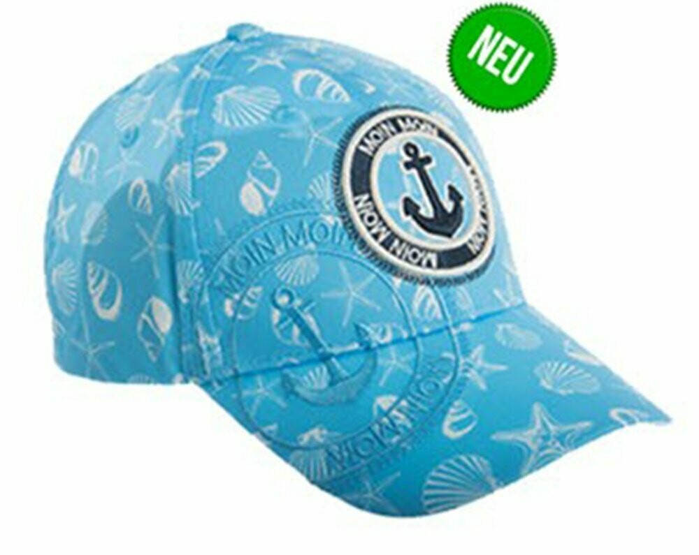 Basecap Moin Moin in hellblau für Kids, von Robin Ruth