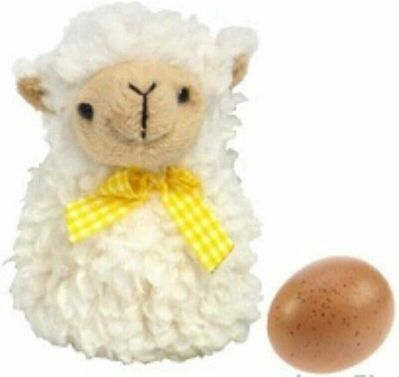 Eierwärmer Schäfchen plüschiges Schaf gegen kalte Eier Eierwärmer Schäfchen plüschiges Schaf gegen kalte Eier