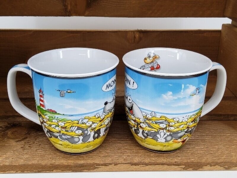 Ein Hösti Becher Robbi Moin 10x9cm Porzellan, 1 Becher Ein Hösti Becher Robbi Moin 10x9cm Porzellan, 1 Becher