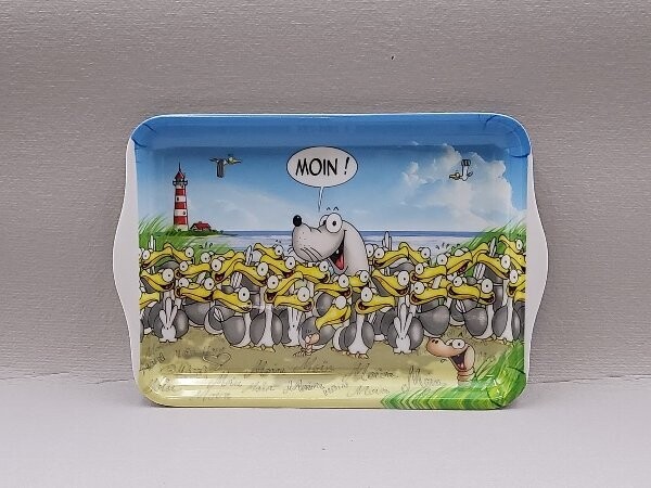 Hösti Tablett Melamin Robbi Moin ca.21x14,5cm Hösti Tablett Melamin Robbi Moin ca.21x14,5cm