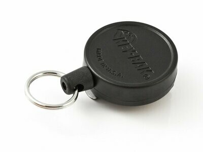 Key-Bak, 90cm Nylonseil, drehbar, Clip, schwarz