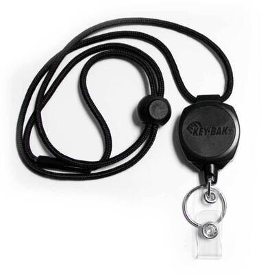 Key-Bak, Sidekick, schwarz, Umhängeband, 60cm-Kevlarseil Key-Bak, Sidekick, schwarz, Umhängeband, 60cm-Kevlarseil