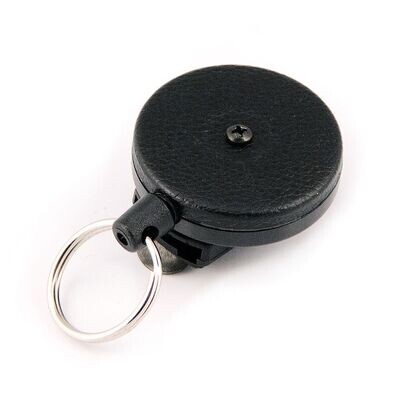 Key-Bak, Clip, drehbar, 120cm-Kevlarseil, schwarz