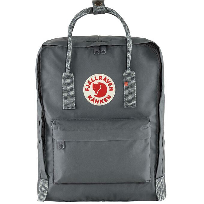 Fjallraven Kanken 狐狸袋 背囊 書包戶外背包 School bag outdoor backpack 16L - Super Grey / Chess Pattern 23510 -046-904