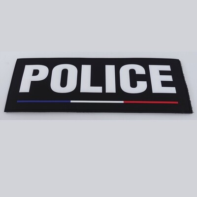 Bandeau d'identification gomme POLICE