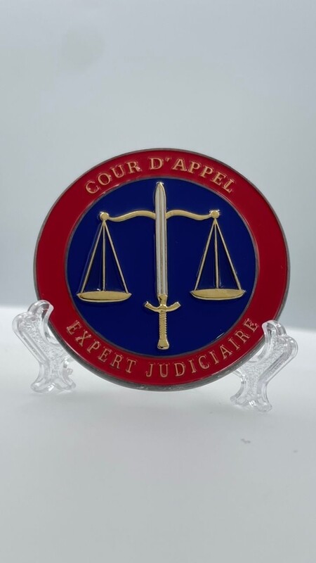 MÉDAILLE EXPERT JUDICIAIRE SEULE