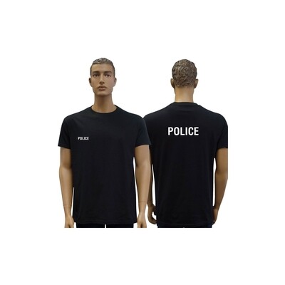 Tee shirt POLICE noir en coton