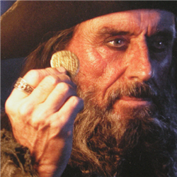 Blackbeards ring from POTC Skull scoop with Garnets