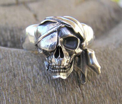 Pirate Matey Skull Ring