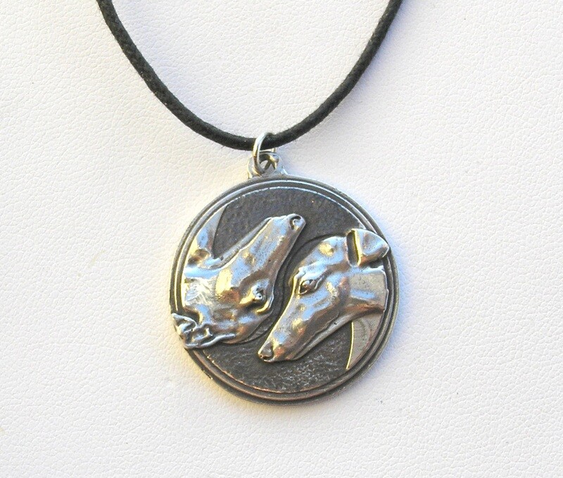 Ying/Yang Hound Pendant