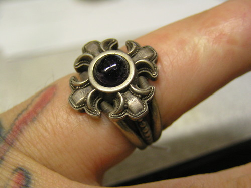 French Explorer&#39;s Cross Ring
