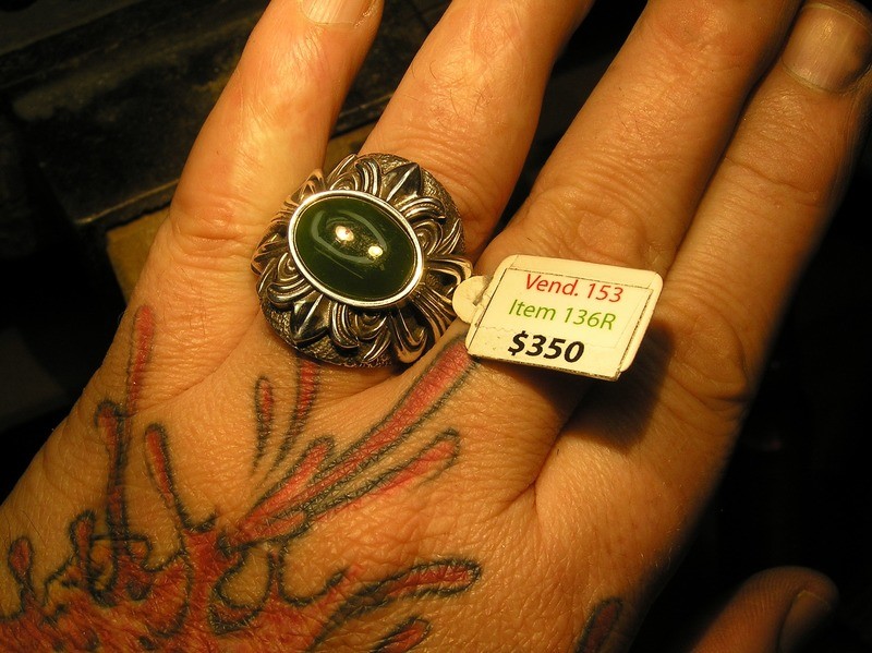 Fleur Ring With Stone