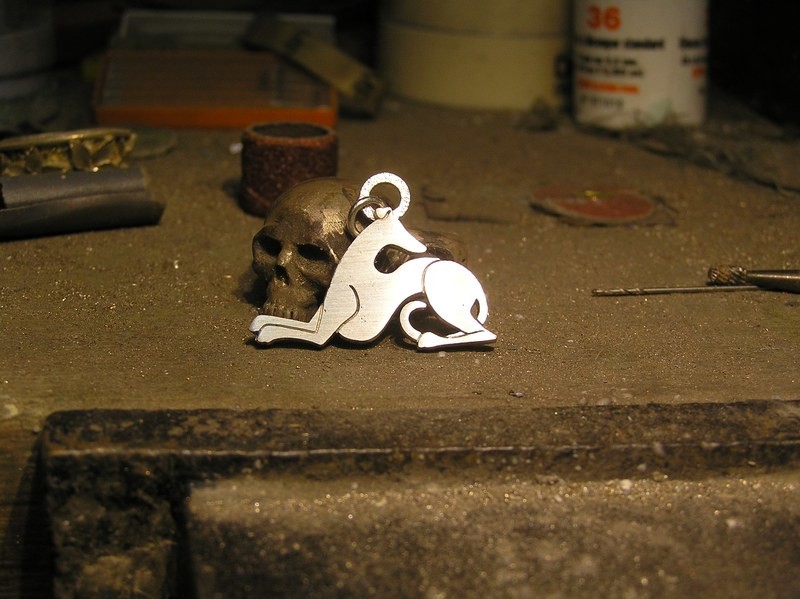 Reclining Hound Pendant
