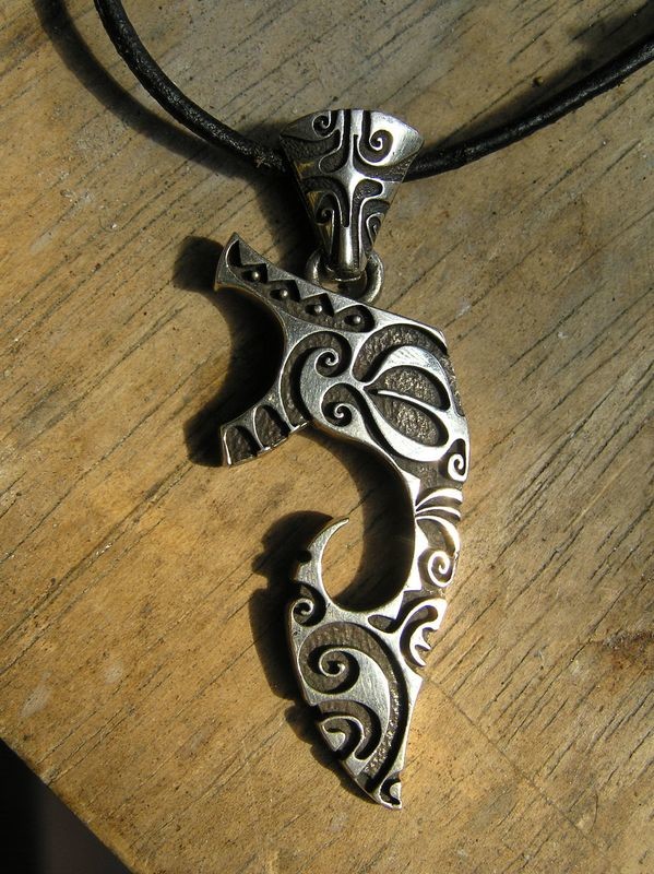 Tahitian Fish Fook Pendant