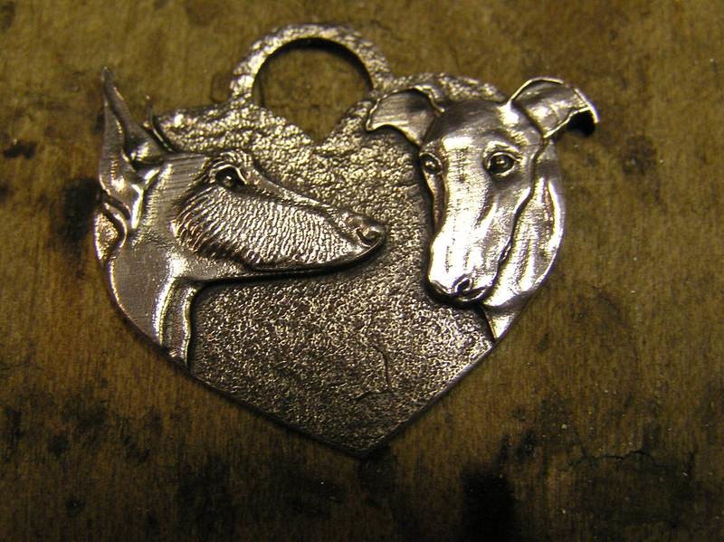 Galgo Heart Pendant