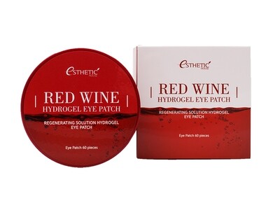 Гидрогелевые патчи с экстрактом красного вина Esthetic House Red Wine Hydrogel Eye Patch, 60 шт