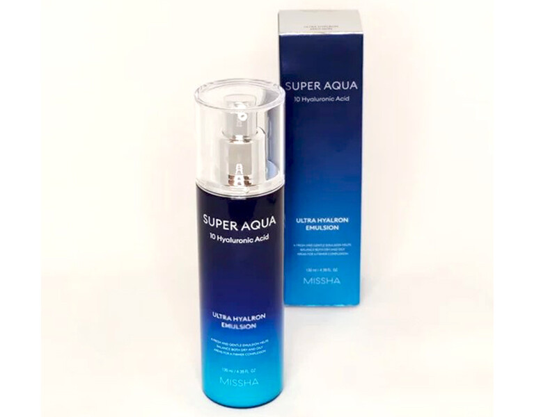 Увлажняющая эмульсия для лица MISSHA Super Aqua Ultra Hyalron Emulsion, 130 мл
