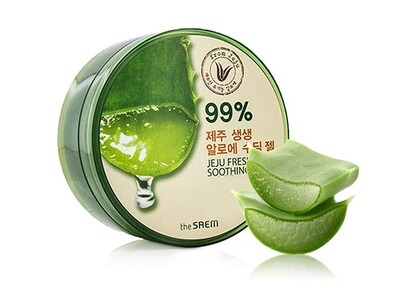 Универсальный гель алоэ для лица и тела The Saem Jeju Fresh Aloe Soothing Gel 99%, 300 мл