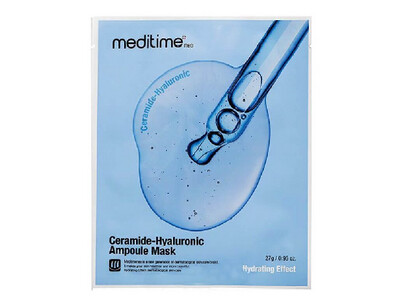 Тканевая маска с керамидами и пептидами Meditime Ceramide-Hyaluronic Ampoule Mask, 27 мл