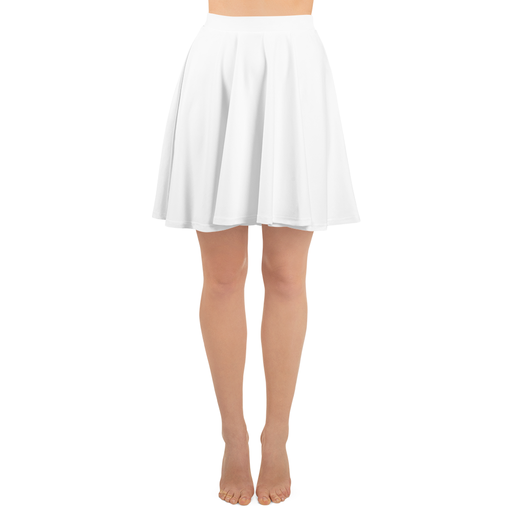 Pencue Sport Nederdel | Pure white Skater skirt W1