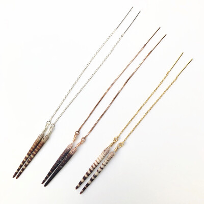 Sea Urchin Spine Earrings Threaders Wana