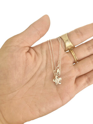 Plumeria Necklace Flower Hawaii Kauai Hawaiian Sterling Silver Charm Pendant