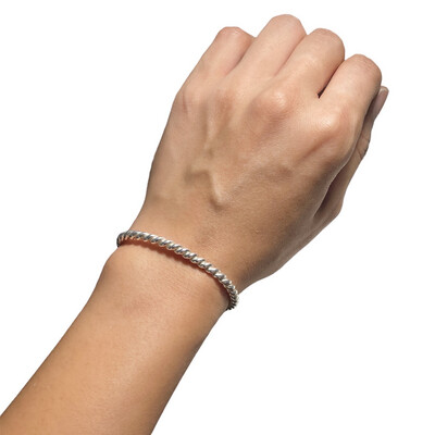 Cable Cuff Bracelet