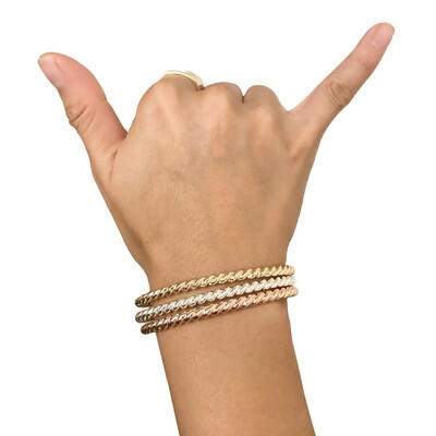 Cable Cuff Bracelet