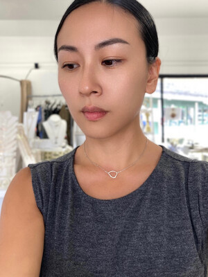 Kauai Island Outline Necklace