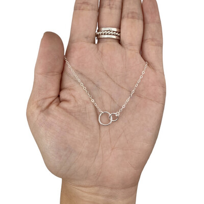 Double Circle Necklace