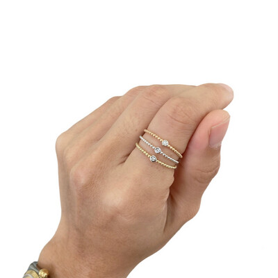 14K Gold Diamond Ring