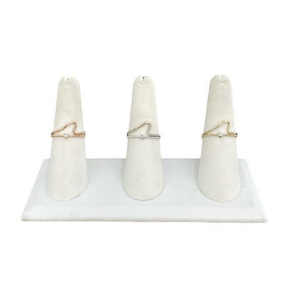 14K Gold Wave Ring